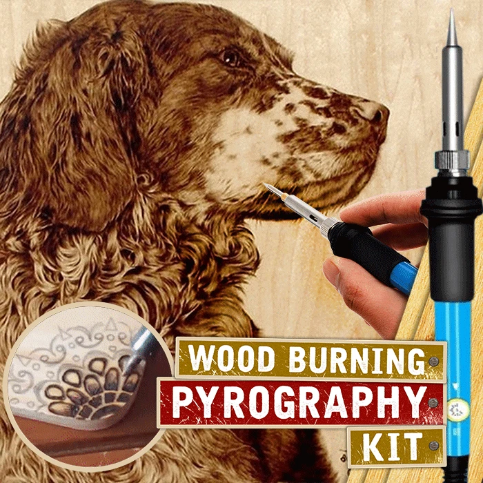 Wood Burning Pyrography Kit